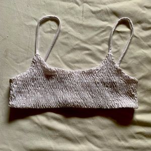 White bikini TOP from Shein.
